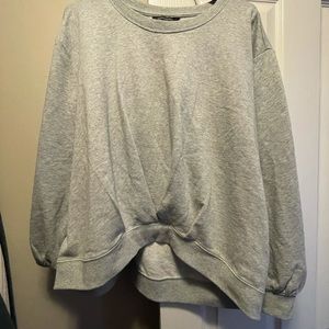 Gray sweatshirt